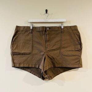 Torrid Brown Mini Shorts size 26 NWTs